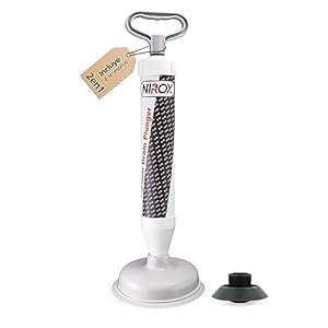 Nirox Desatascador Ventosa – Desatascador Ã©mbolo de inodoro de alta presiÃ³n – Desatascador tuberias manual de vacÃ­o de alta succiÃ³n – Desatascador de desagÃ¼e con potente aire a presiÃ³n