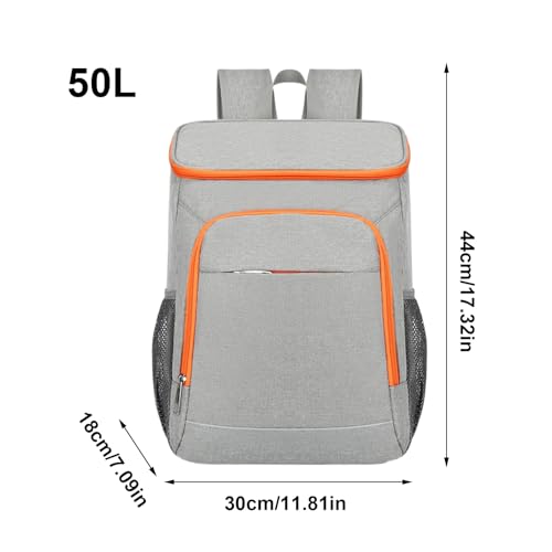 Sac à dos isotherme 50L étanche avec protection thermique avancée pour repas