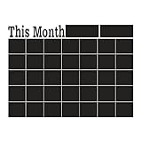calendario mensual vinilo Pégalo de acuerdo con la imagen o hazlo tú mismo.