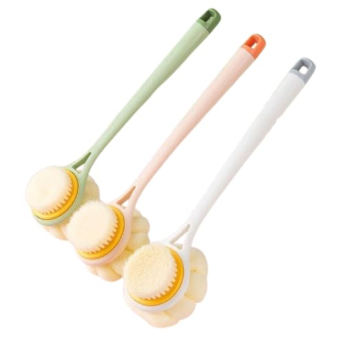 Body Bathing Brush | Long Handle Bath Brush for Shower & Body Cleansing Soft & Firm Bristle Back Scrubber for Exfoliating, Skin Care & Massage | Bath Brush for Men & Women |Home & Use 1 PCS-image-1