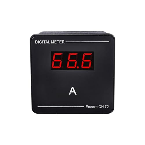 Ampèremètre numérique carré AC0-120A format 72x72 mm CH72