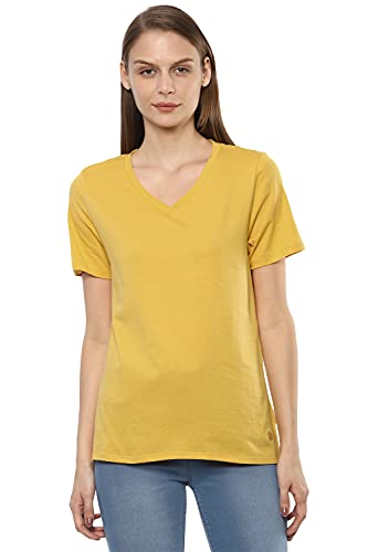 Image of Van Heusen Women's Solid Regular Fit T-Shirt
