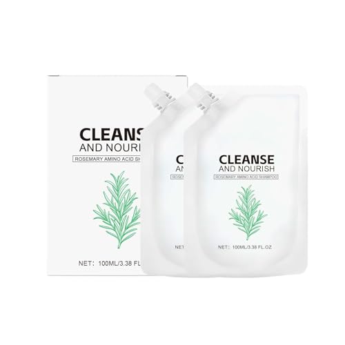 2PCS Rosemary Amino Acid Shampoo, Hair Growth Shampoo for