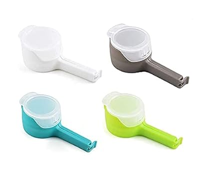 Maharaj Mall Portable Seal Pour Food Storage Bag Clip Snack Sealing Clip Keeping Fresh Sealer Clamp Plastic Helper Food Saver Travel Kitchen (4)