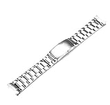 Tipo: pulsera de repuesto ROUHO 22Mm Reloj Banda Pulido stainess Steel para Omega Seamaster Planet Ocean 007-no. 1