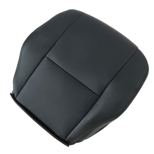 FZJDSD Black Driver Side Bottom Microfiber Leather Replacement Seat Cover