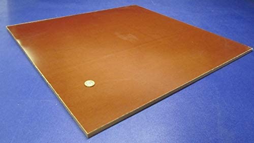 Micarta Linen LE Phenolic Sheets .375" (3/8") Thick x 24" x 24"