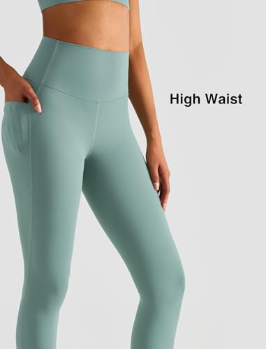 Yvette High Waisted Leggings with Pockets for Women Tummy Control Workout Running Yoga Pants Non See-Through3