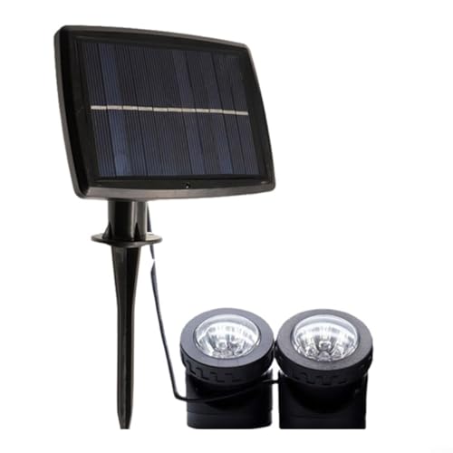 Lastdaytime Luci solari impermeabili del giardino, riflettore all'aperto del paesaggio dello stagno, luce girevole regolabile del prato inglese (2)