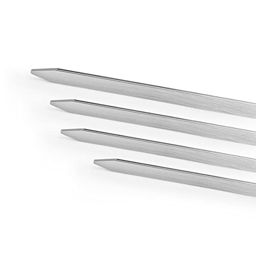 onlyfire Edelstahl Spießdreher Drehspieß Set mit Motor für Weber 57 cm Kugelgrill, Grillspieß-Aufsatz Set mit 7 Schaschlikspieße