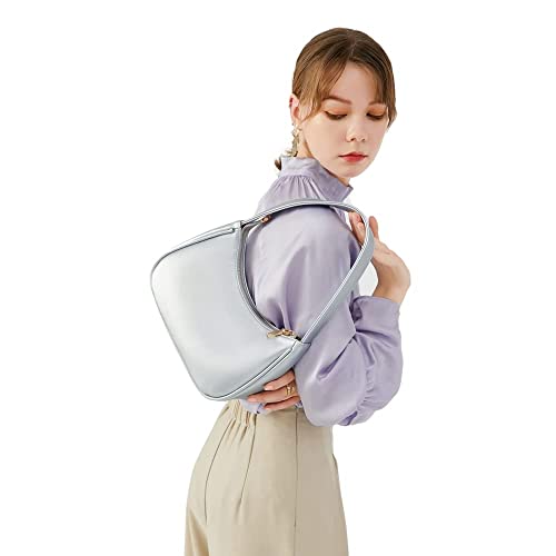 Image of CYHTWSDJ Shoulder Bags for Women, Cute Hobo Tote Handbag Mini Clutch Purse with Zipper Closure