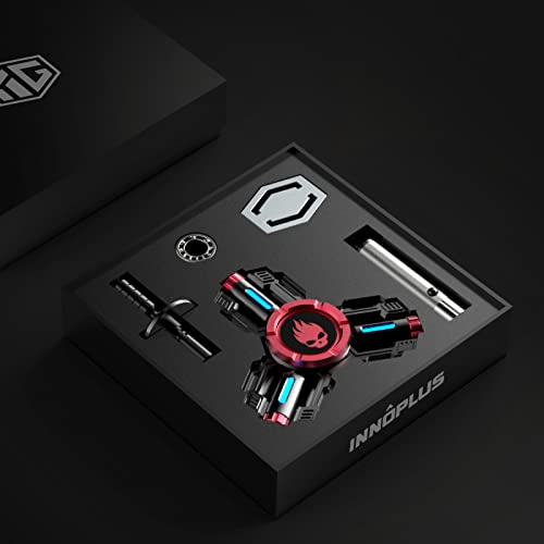 Image of INNOPLUS Fidget Spinners, Fidget Spinner Gifts for Adults Kids, Finger Hand Spinner, Metal Fidget Spinner, Fidget Toys, Fidgets for Kids, Stress Anxiety ADHD Relief Figets Toy, Luminous Night Effects | Metal Fidget Spinner Gifts, Fidget Toys for Stress Anxiety ADHD Relief,Silent Long Time Spin Precision Bearing