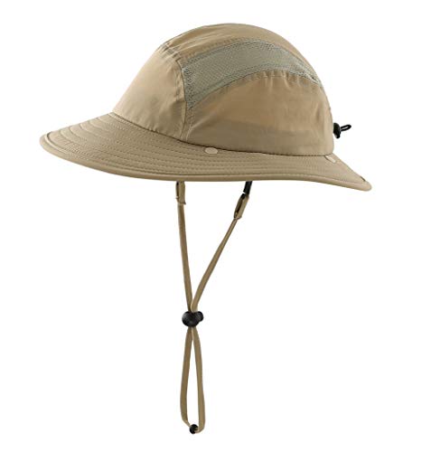 Home Prefer Kids Lightweight Quick Dry Summer Sun Hat Beach Hat For Boys Fishing Hat Khaki #TOP1