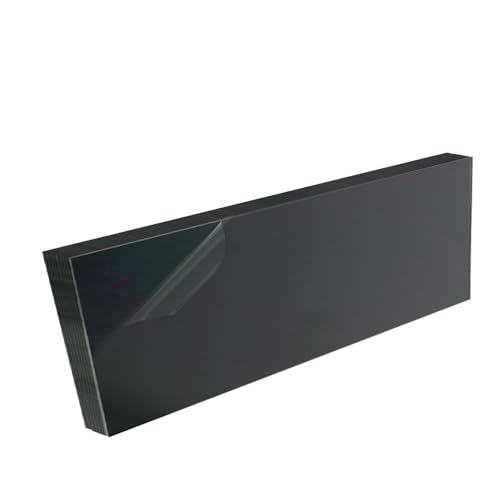 Image of High-Density Polyethylene (HDPE) Plastic Sheet 1 inch Thick 4 inch X 12 inch- Black HDPE Sheet,for Machining, Home Improvements, DIY Projects, Engineering,High-Density Polyethylene Plastic Block (Pack of 1)