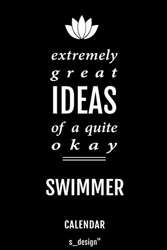 Calendar for Swimmers / Swimmer: Everlasting Calendar / Diary / Journal (365 Days / 3 Days per Page) for notes, journal writing, event planner, quotes & personal memories image 3