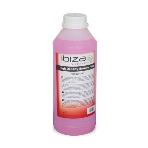 Liquide pour machine à fumée - IBIZA LIGHT SMOKE1L-HD - haute densité - 1L inclus