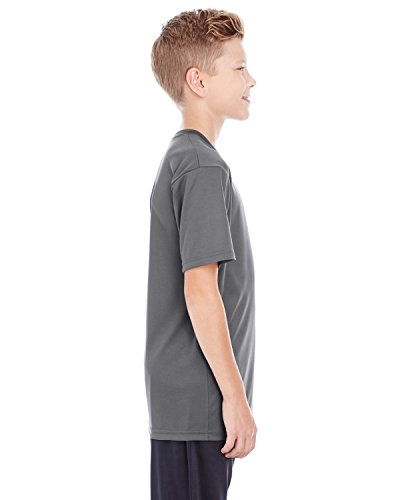 C2 YOUTH PERFORMANCE TEE, GRAPHITE, XL2