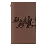 InnoBeta Bear Gifts for Women/Men, Gifts for Bear Lover, Bear Journal, Notebook, Sketchbook, Travel Diary, 7.8x5 Inches