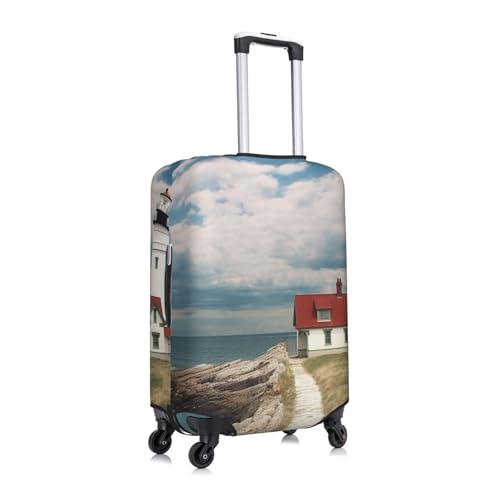 Travel Luggage Cover Fashion Suitcase Protector Lighthouse Backdrop Spandex Baggage Covers Washable Suitcase Covers Anti-Scratch Luggage Cover Protectors Fits 18-32 Inch Suitcases Small2