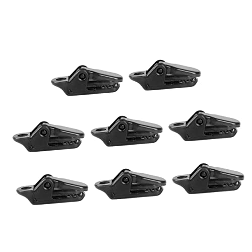GOOHOCHY 50pcs Outdoor Tent Clips Fastening Tarp Clips for Camping and Hiking Lightweight and Portable Tent Fasteners for Secure Fixation