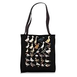 Types of Ducks Species & Breeds Identification Chart Tote Bag