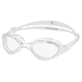 Barracuda Swim Goggle BLISS - One-piece Frame, Anti-fog UV Protection, Easy adjusting Quick Fit Lightweight Comfortable No leaking, Triathlon Open Water for Adults Men Women #73320 (WHITE)