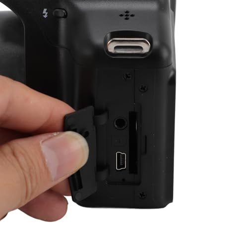 ASHATA Fotocamera Digitale 1080P 16MP per Fotografia e Video, Fotocamera per Vlogging per YouTube Fotocamera con Schermo Ribaltabile a 180° Fotocamera Compatta con Zoom 16X, Schermo da