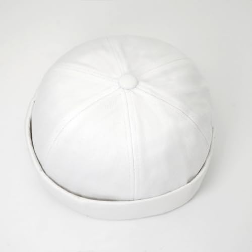 Image of Dome Brimless Hats for Women Men Beanie Docker Cap Sailor Skull Cap
