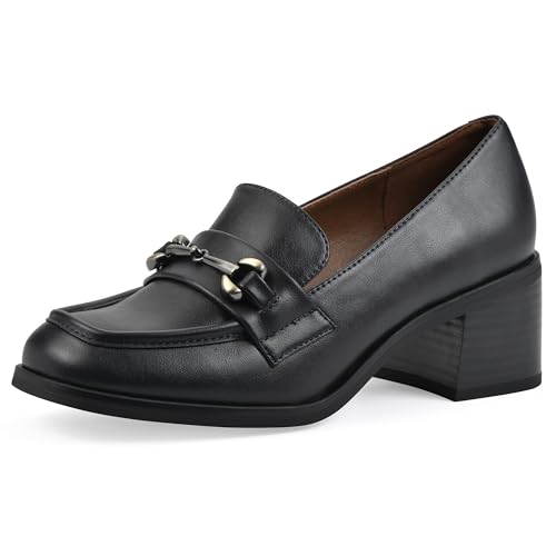 WHITE MOUNTAIN Women's Nacho Block Heel Loafer