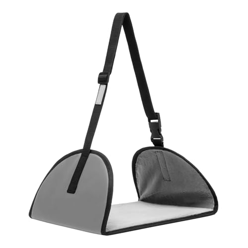 Reposapiés Para Avión | Para Pies De Viaje Largo Con Longitud Ajustable | Soporte Oscilante Para Piernas Bajo Escritorio - Imprescindible Para Oficina En Casa Tren Trabajo Y Pausa