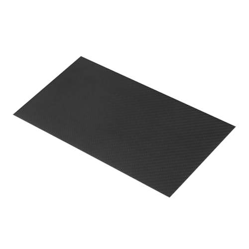 QUARKZMAN 1 Stk. Kohlefaserplatte 250×100×1,5mm Matte Oberfläche Pultrudiertes Flaches Kohlefaserbrett Twill-Gewebeplatte für Drachen RC-Flugzeug