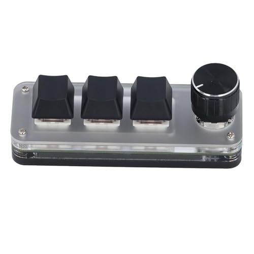 Mini clavier mécanique compact avec bouton de réglage et rétroéclairage RVB fluide - 6