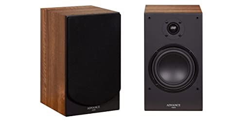 Advance Paris Air 65 Connect Noyer – Enceintes sans Fil Hi-FI (la Paire) - Les Beatles, Paul McCartney, John Lennon, RIngo Starr, George Harrison Advance Paris Air 65 Connect Noyer - Enceintes sans Fil Hi-FI (la Paire)