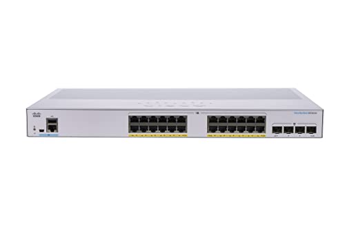 Image of Cisco Business CBS350-24P-4X Managed Switch | 24 Port GE | PoE | 4x10G SFP+ | Limited Lifetime Protection (CBS350-24P-4X)