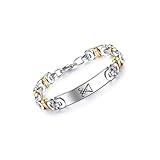 5.ForeverWill's Elegantes Satan Symbol Armband mit 100% Zufriedenheitsgarantie oder Geld zurück or