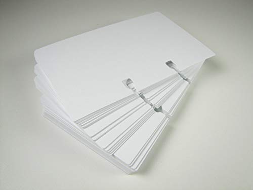 3X5 Rotary File Refill Cards 100 Fits All Major Brand Holders (White) #TOP5