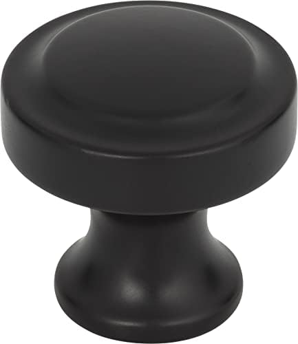 Atlas Homewares A300-BL Bradbury Collection Knob, Matte Black