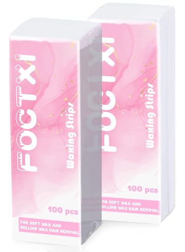 200 Wax Strips Large Non-woven, Waxing Strip Suitable for Legs, Arms, Bikini & Body, 8'' x 2.75''