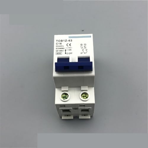 Disyuntor MCB DC 440V interruptor magnetotermico corriente continua 2P 16A curva C solar 2