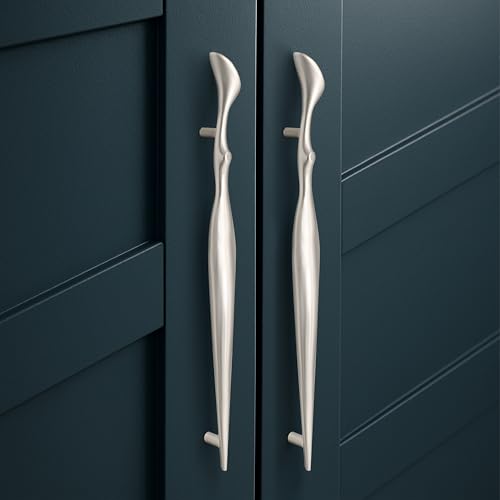 Image of Plantex Cabinet Handle /Kitchen Cabinet Door Handle /Wardrobe /224 mm Cupboard Handle /Door Pull-Push Handle for Home /Office - Pack of 2 (Satin)