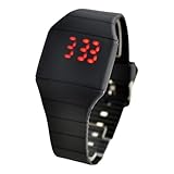 Montre étanche : la montre de sport numérique ultra fine carrée électronique à grand cadran répond à la norme d'étanchéité. Vous pouvez la porter en vous lavant les mains, en courant sous la pluie ou même en nageant.