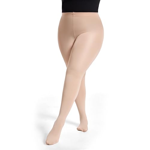 Image of Frola Plus Size Fleece Lined Tights Women Winter Warm Thermal Tights, 11+ Colors High Waisted Opaque Pantyhose