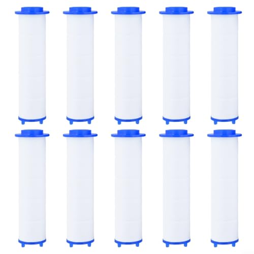10Pcs Replacement Shower Filter, Shower Head Filter, PP Cotton Filter Cartridge, Effective Water Filter For Shower Head, Removes Heavy Metals And Impurities
