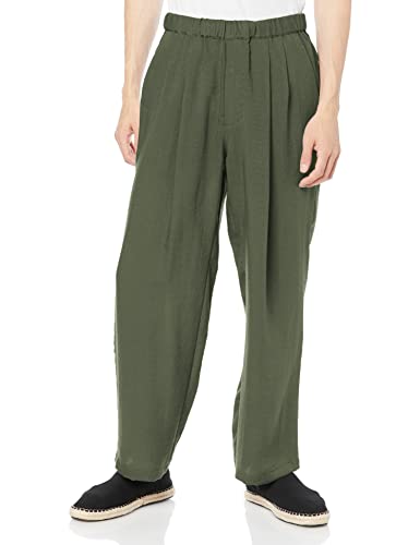 [ジュンレッド] パンツ エアードレープ2タックワイドイージーパンツ メンズ ANS72230 オリーブ S