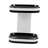 VICASKY Wandmontierter Bohrfreier Seifenhalter mit Doppelter Ablage und Abtropfschale Praktischer...