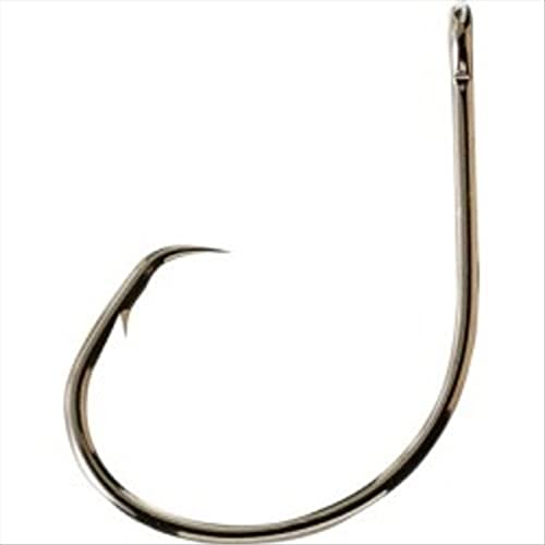 Mustad 39941NP Demon Offset Circle Hook, 2X Strong Black Nickel Size 5/0 7-