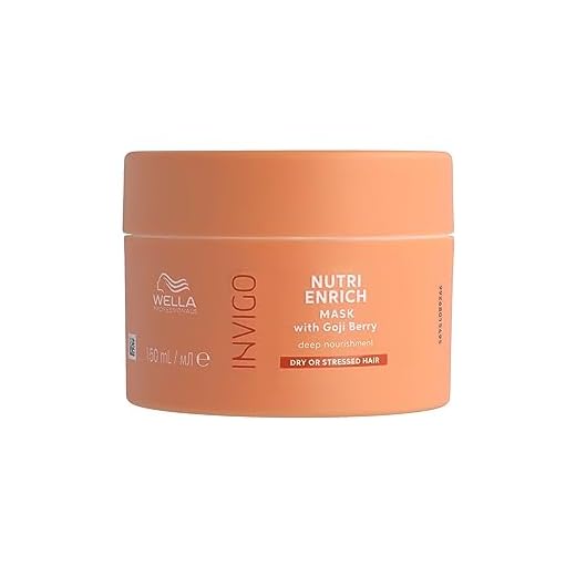Wella Professionals Invigo Nutri Enrich Maschera capelli - Anticrespo capelli professionale con vitamina E - Maschera capelli per capelli vitali 150ml