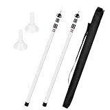 Teleskop-Planenstangen für den Außenbereich, 2,3 m, Aluminiumlegierung, 3 Abschnitte, verstellbare Camping-Zeltstangen für Zeltplane, Campingunterstand, Markise, Baldachin, Zelt, Veranda