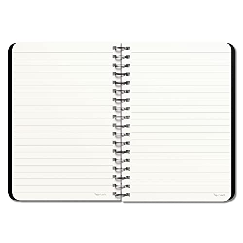 Paperkraft Green impression 1 Subject WIRO binding Notebook - Single line, 160 pages, 176 mm x 250 mm