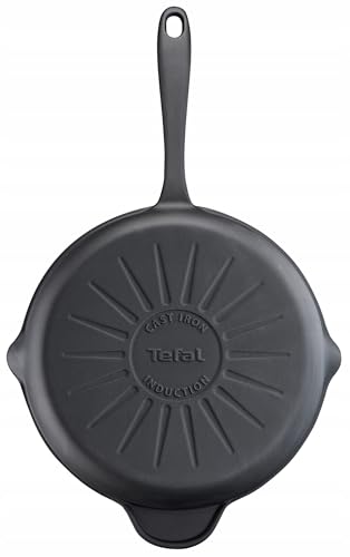 Poele en fonte Tefal E2250504 26cm induction induction gaz vitrocera